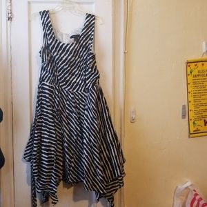 Ashley Stewart handkerchief hem dress